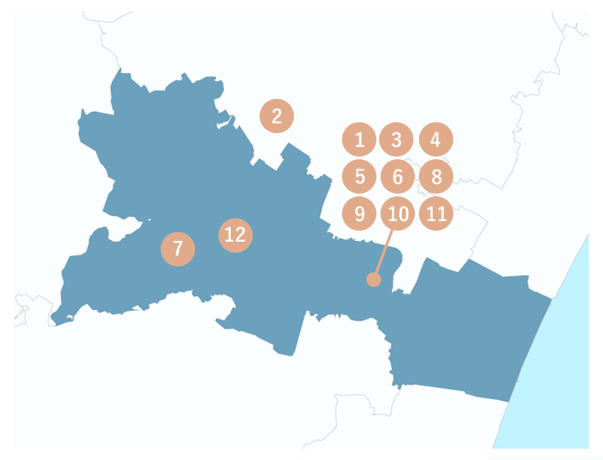 大網白里拠点地図